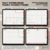 7. Hyperlinked pages Dated Academic 2026 2027 Digital Planner Yume Techo NozomuNoto Notebook Daily Weekly Monthly Calendar Japanese Multipurpose Minimalist ADHD Bullet Journal Hyperlinked PDF Goodnotes Notability Landscape Android iPad Student Noteshelf Samsung Hobonichi Noteful Penly Kilonotes Collanote Zoomnotes Noteful Starnote Samsung