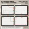 7. Hyperlinked pages Yume Techo Academic 26-27 Landscape - Garden + All Colors — product preview