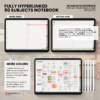 8. Notes & Section Dated Academic 2026 2027 Digital Planner Yume Techo NozomuNoto Notebook Daily Weekly Monthly Calendar Japanese Multipurpose Minimalist ADHD Bullet Journal Hyperlinked PDF Goodnotes Notability Landscape Android iPad Student Noteshelf Samsung Hobonichi Noteful Penly Kilonotes Collanote Zoomnotes Noteful Starnote Samsung