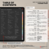 9. Table of contents Yume Techo Academic 26-27 Portrait - Dark Garden + All Colors