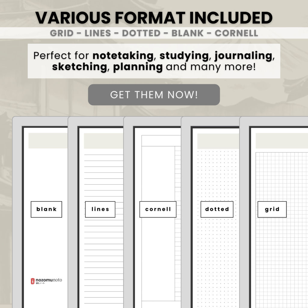 Yume Noto V1 Landscape E-Reader Charcoal file format preview for reMarkable 2, reMarkable Paper Pro, Kindle Scribe, Supernote, Onyx Boox, and Bigme.