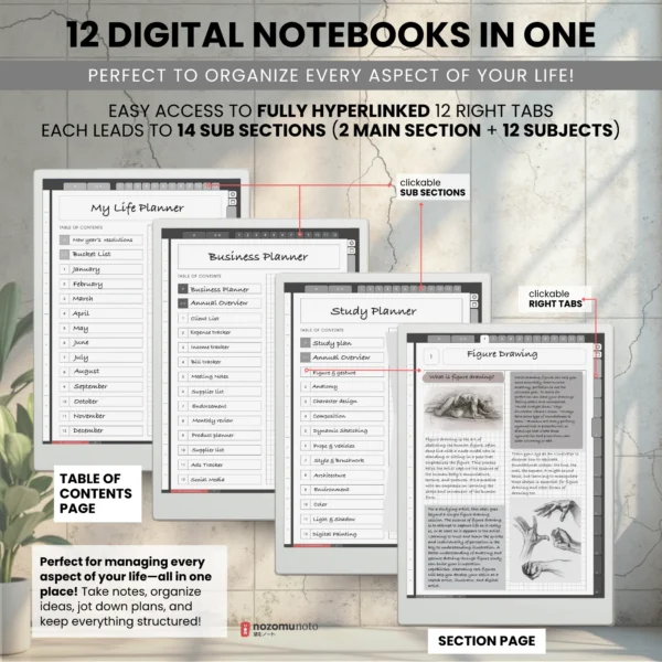 Yume Noto V2 Portrait E-Reader Charcoal — product preview