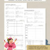 ikigai-kana-printable-06 Kana practice tests with answer keys and hiragana and katakana writing grids.