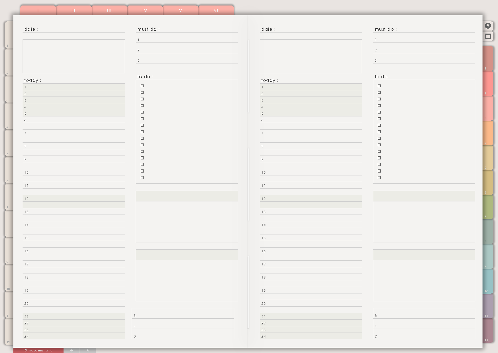 Daily Page – Type 1