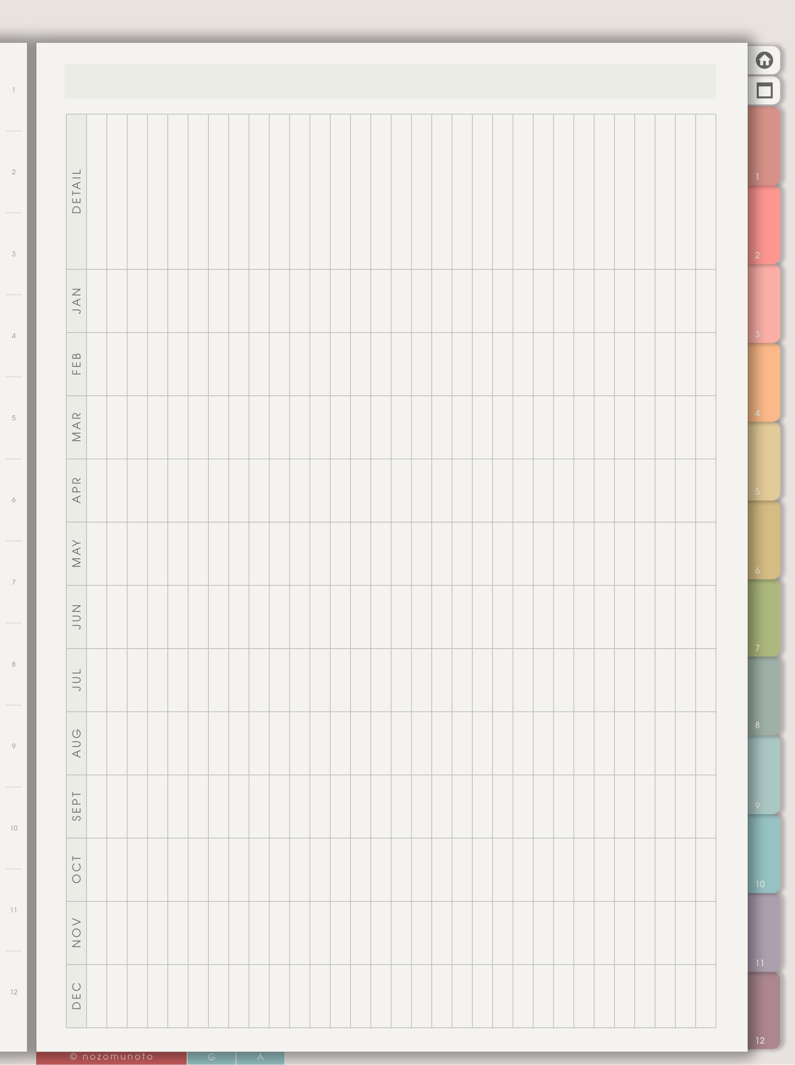 Yearly Spread