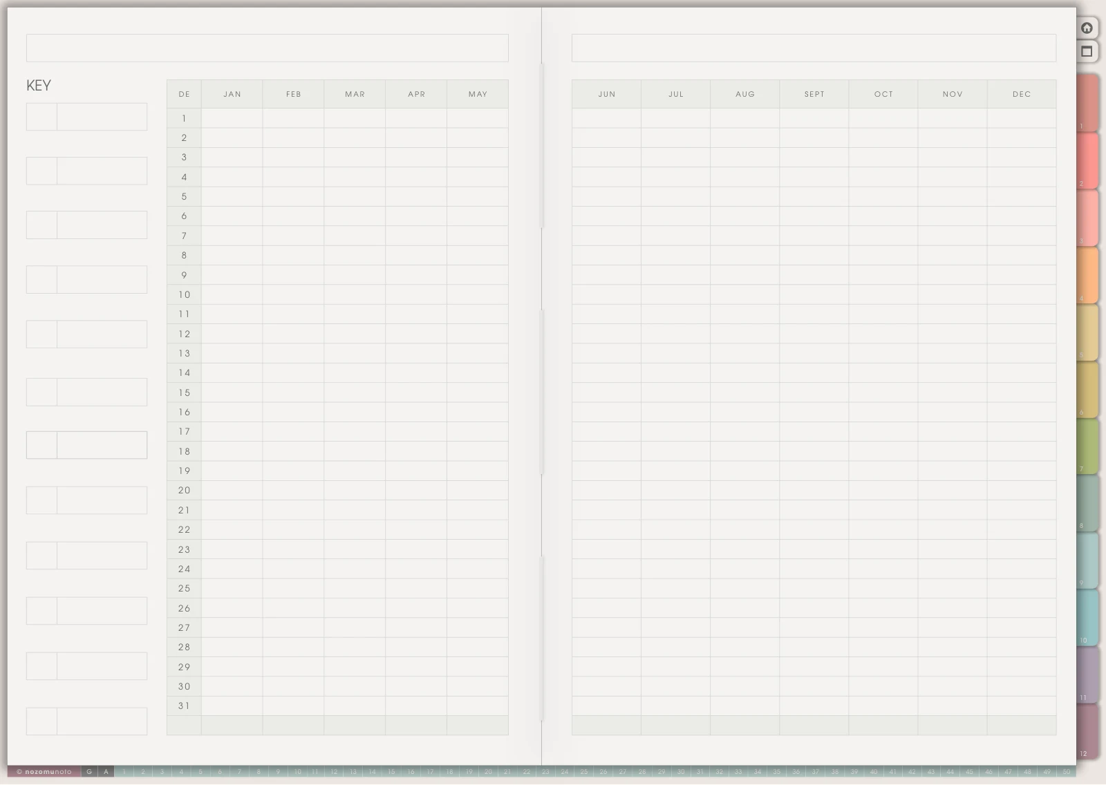 Yearly · Day Month Tracker