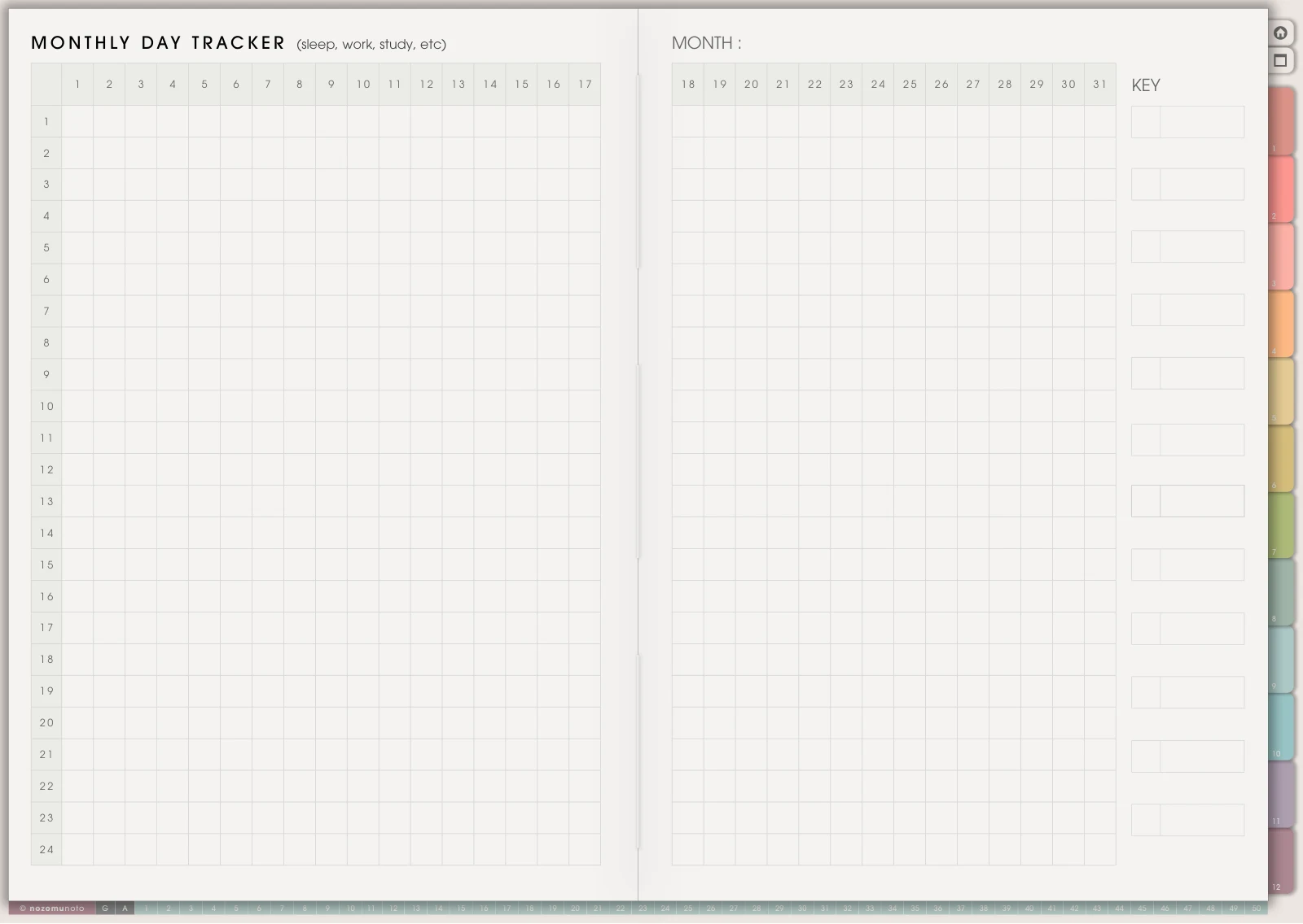 Monthly · Day Tracker