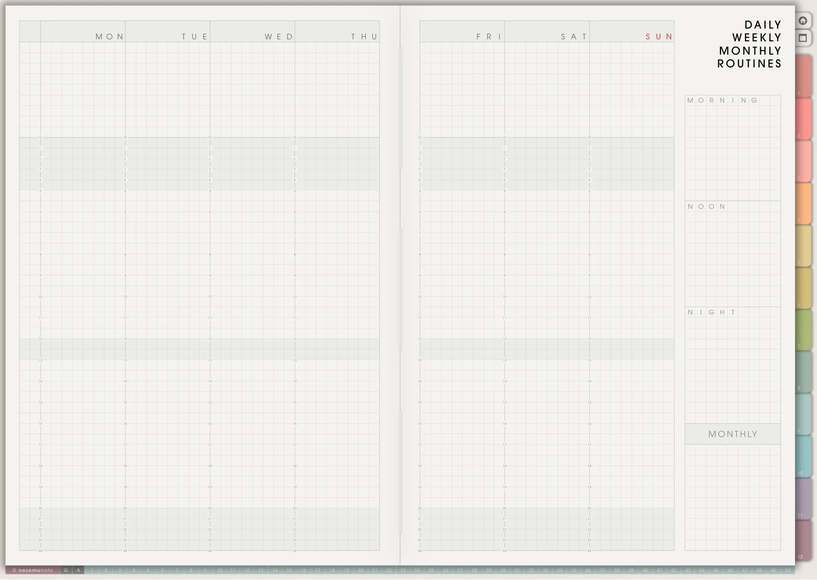 Routines · Monday