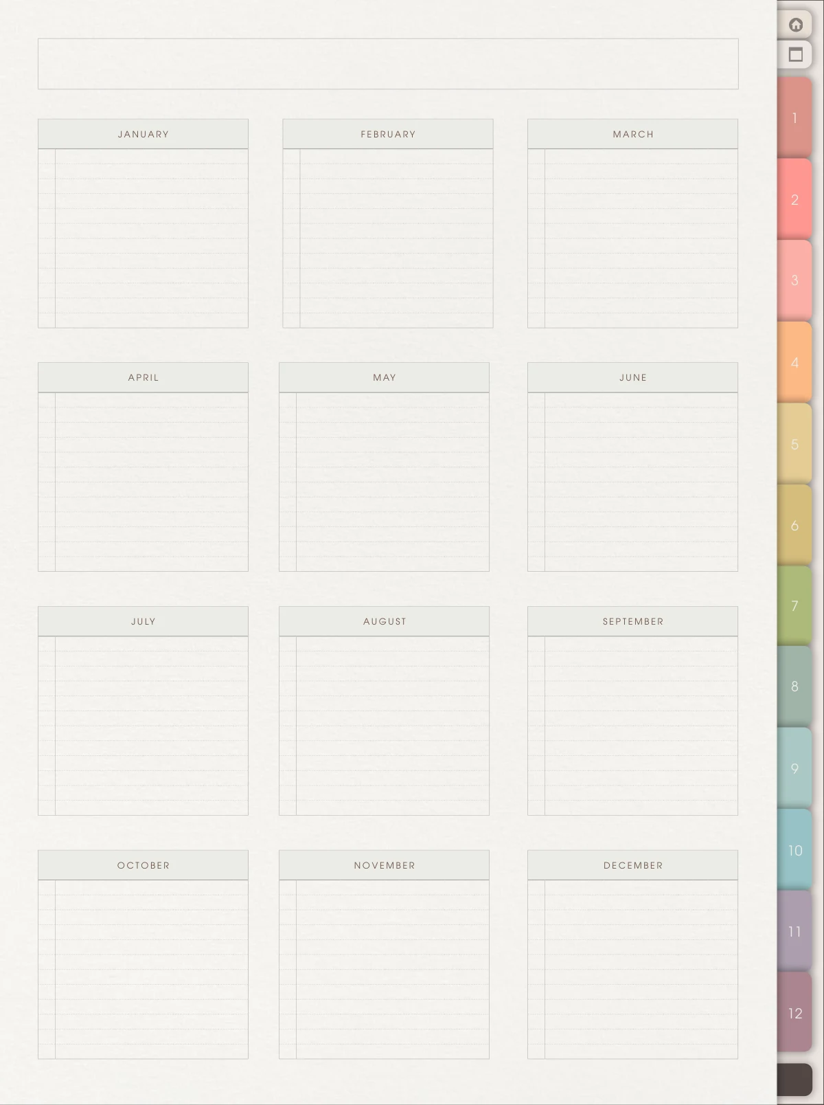 Yearly Grid