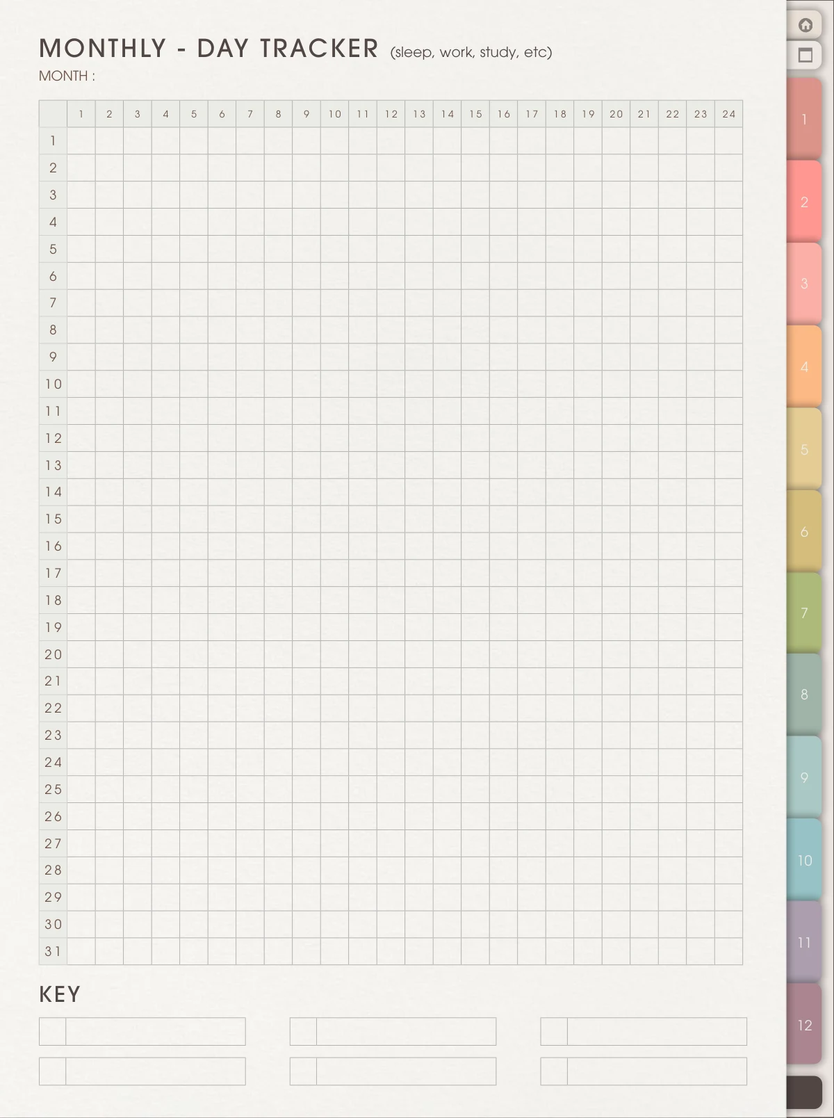 Monthly · Day Tracker