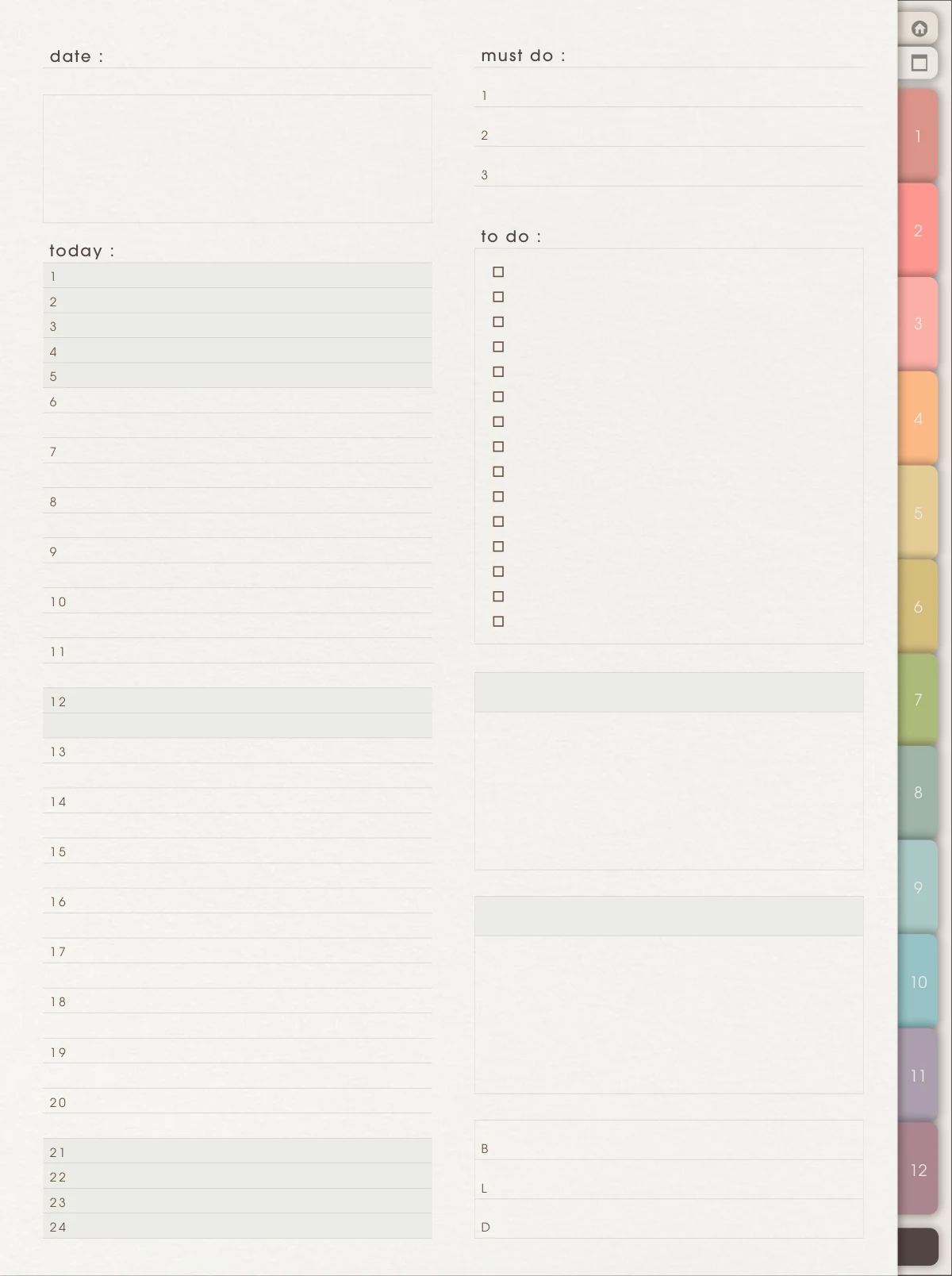 Daily Page