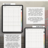 portrait-final-light-08 Light Portrait monthly planner comparison showing grid and blank calendar layouts on tablets.