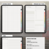 portrait-final-light-10 Three light Portrait daily layouts: original grid, premade sections for schedule and tasks, and a schedule with lined writing space.