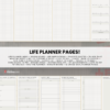 portrait-final-light-14 Light Portrait life-planning page collection, including vision board, inspiration, quotes, life ratings, resolutions, bucket list, skills, and Kanban board.