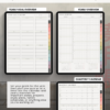 portrait-final-marketing-1f4b24e Yume Techo Portrait Light Yearly Goal Overview, Yearly Overview, and Quarterly Calendar displayed on three tablets.